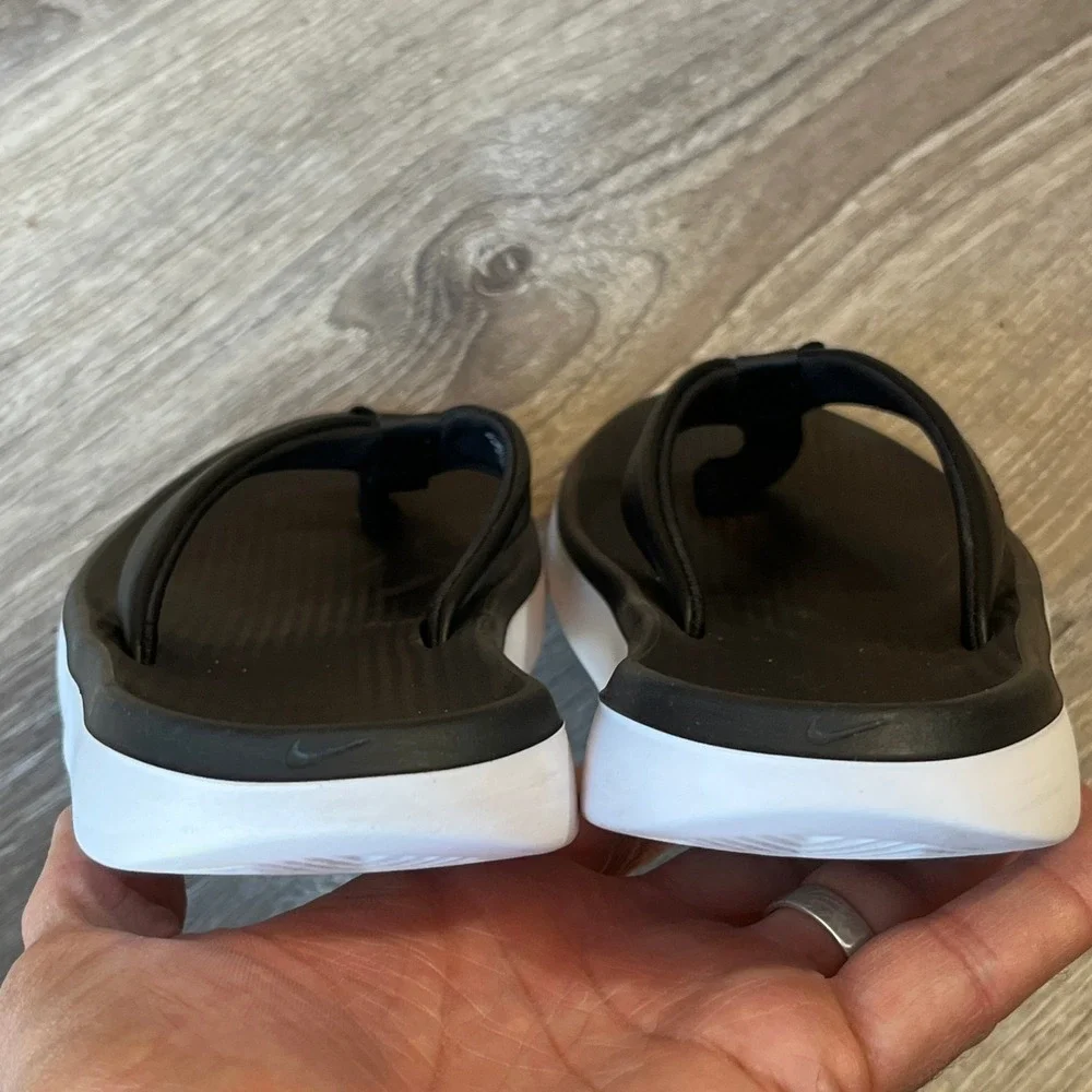 Nike Solay Thong Womens Flip Flop Sandals Black White AO3622-002 Size 7
